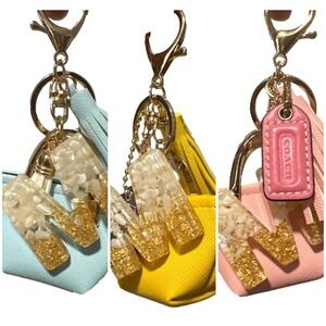 Custom Color NEW Bag Charm including a small COACH Bag Tag